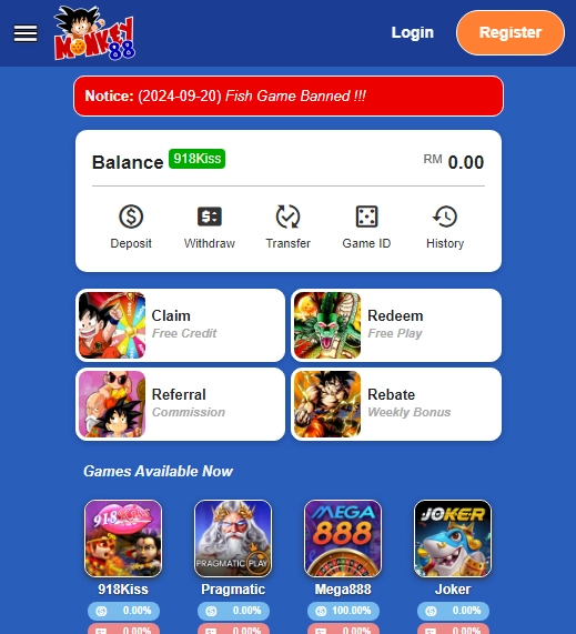Monkey88 Casino